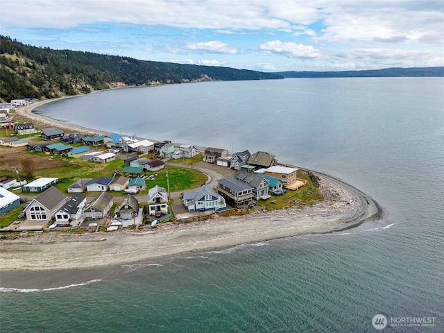 840 Beckett Point Rd, Port Townsend, WA 98368 - drone / aerial view featuring a residential view and a water view