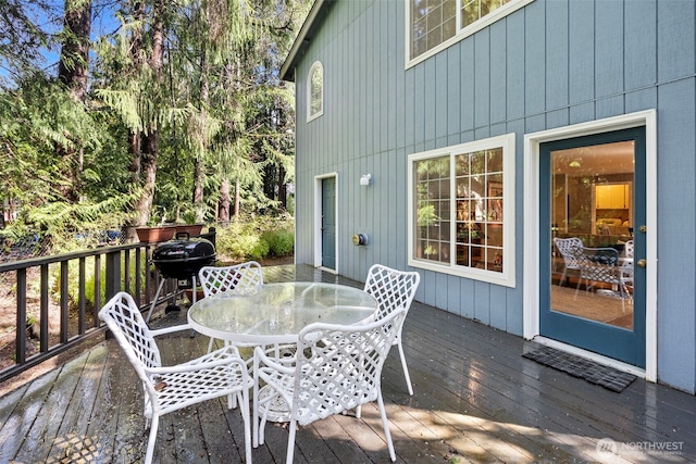 2336 Killarney Ct NW, Olympia, WA 98502 - deck featuring outdoor dining area