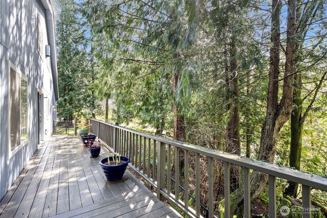 2336 Killarney Ct NW, Olympia, WA 98502 - view of wooden terrace