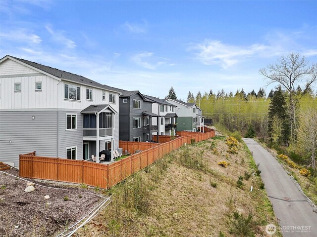 18619 128th St E, Bonney Lake, WA 98391 - rear view of house featuring a residential view