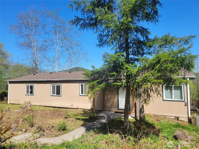 view of back of property