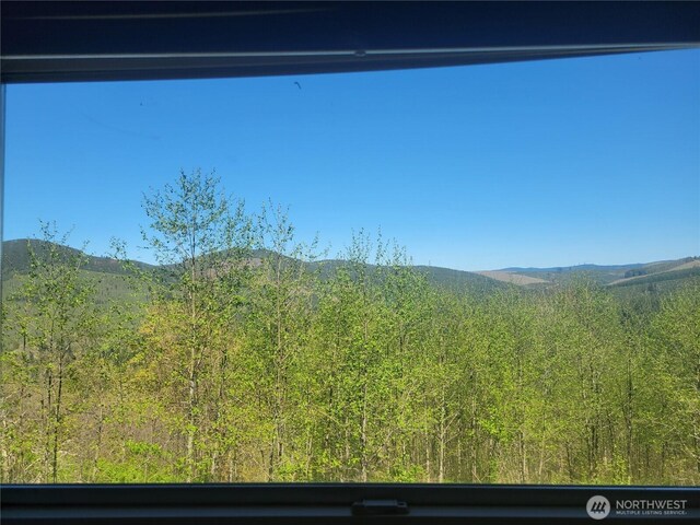 property view of mountains with a view of trees