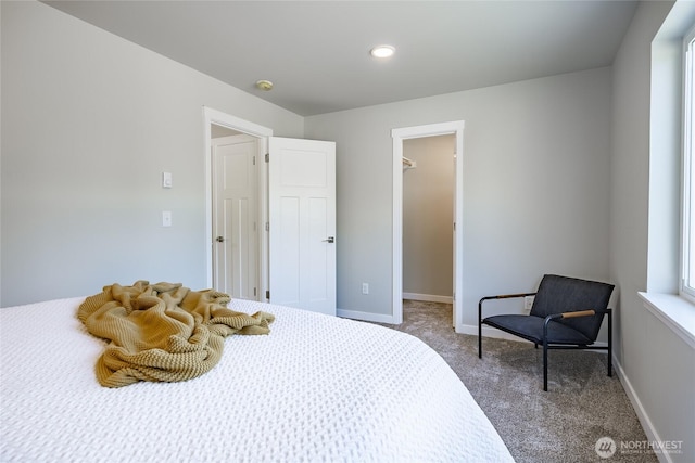 3009 Oleander Ln, Blaine, WA 98230 - carpeted bedroom with a walk in closet and baseboards