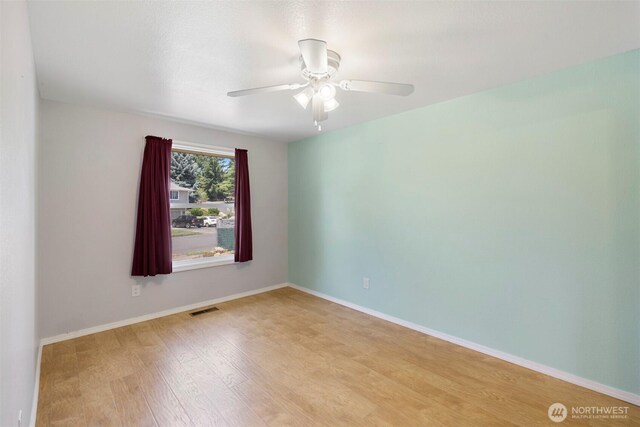 2607 SE 138th Loop, Vancouver, WA 98683 - unfurnished room with light wood finished floors and ceiling fan