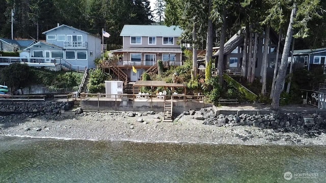 view of property's community with stairway