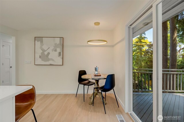 19010 12th Ave NE, Shoreline, WA 98155 - dining room with light wood-style flooring