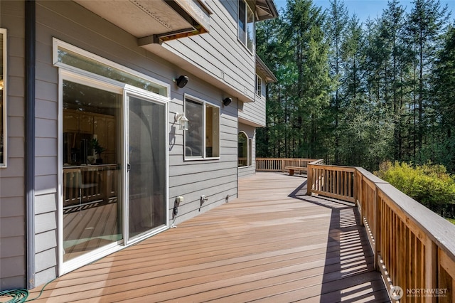 view of deck