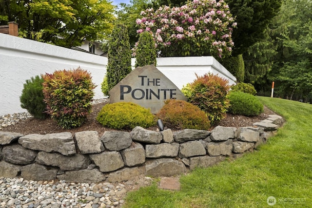 2003 Mill Pointe Dr SE, Mill Creek, WA 98012 - community sign featuring a yard