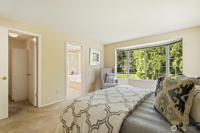 2003 Mill Pointe Dr SE, Mill Creek, WA 98012 - bedroom featuring carpet floors, baseboards, and ensuite bathroom