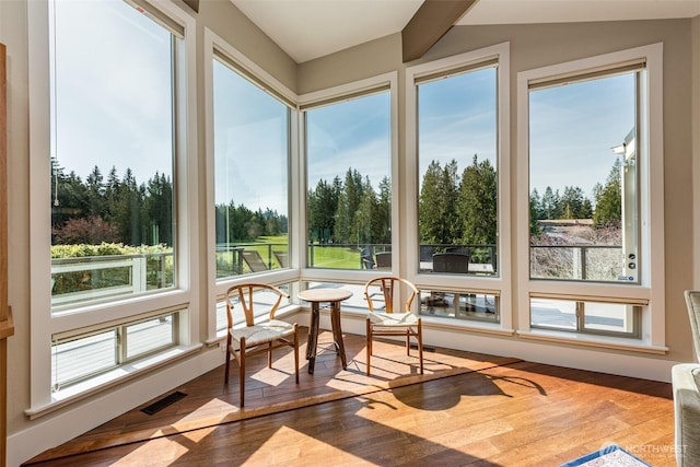 6250 Woodcock Rd, Sequim, WA 98382 - sunroom / solarium with wood finished floors