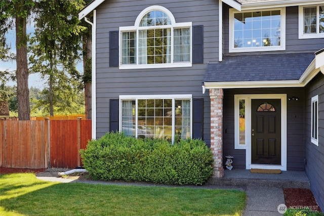 24214 38th Avenue Ct E, Spanaway, WA 98387 - entrance to property featuring a shingled roof