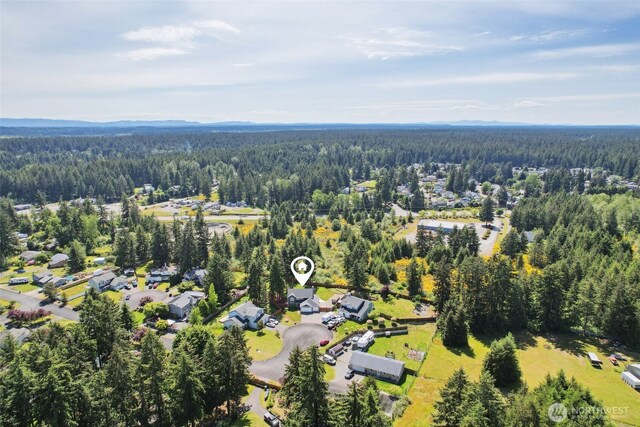 24214 38th Avenue Ct E, Spanaway, WA 98387 - bird's eye view of a heavily wooded area