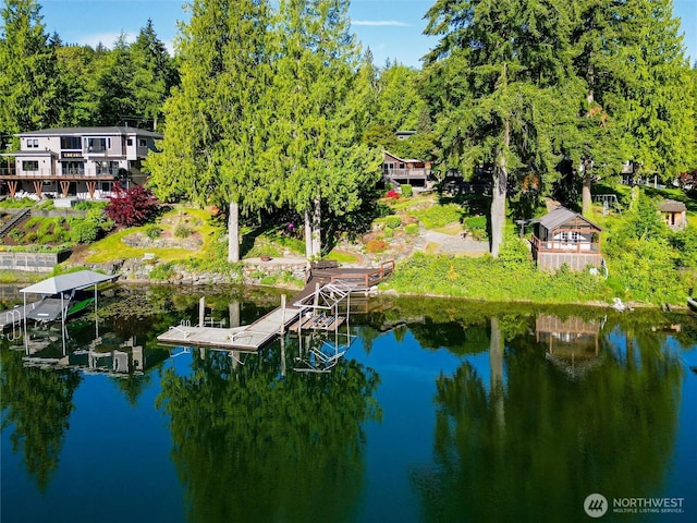486 W Lake Samish Dr, Bellingham, WA 98229 - dock with a water view