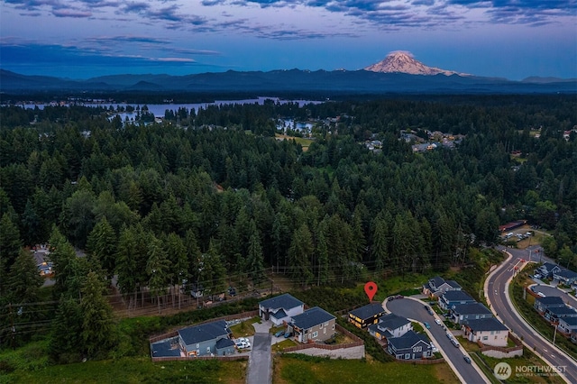 16515 26th St E, Lake Tapps, WA 98391 - view of property location featuring mountains and a heavily wooded area