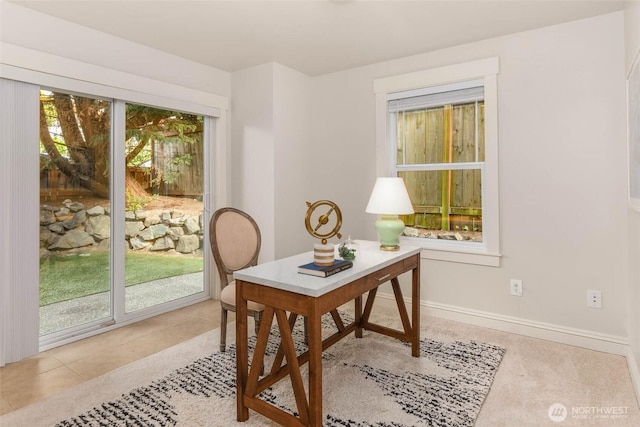 5235 11th Ave NE Unit A, Seattle, WA 98105 - office space with baseboards and tile patterned floors