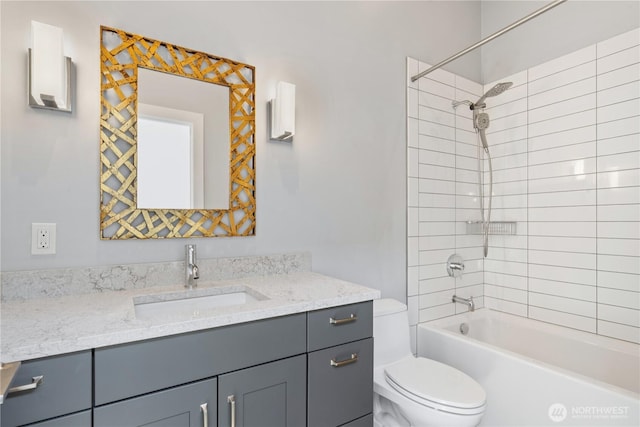 9028 45th Ave NE, Seattle, WA 98115 - full bathroom with toilet, vanity, and  shower combination