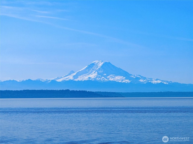 10915NE S Beach Rd, Bainbridge Island, WA 98110 - water view featuring mountains