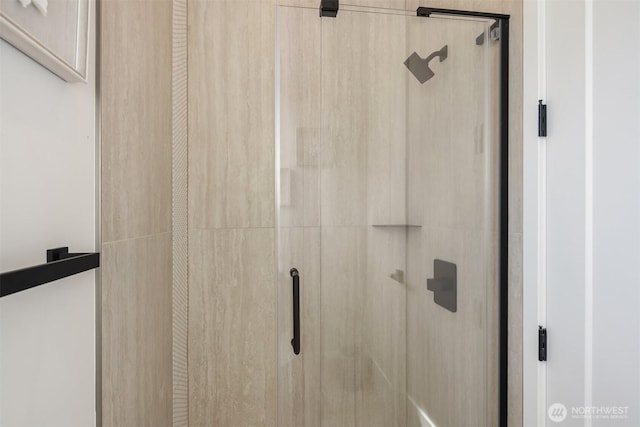 11896 SE 5th St, Bellevue, WA 98805 - interior details featuring a shower stall