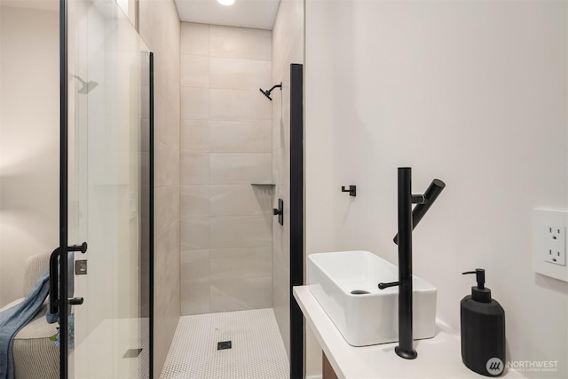 11896 SE 5th St, Bellevue, WA 98805 - full bathroom with vanity and a shower stall