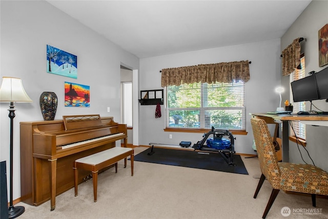 2825 Haig Dr SE, Olympia, WA 98501 - sitting room featuring light carpet and baseboards