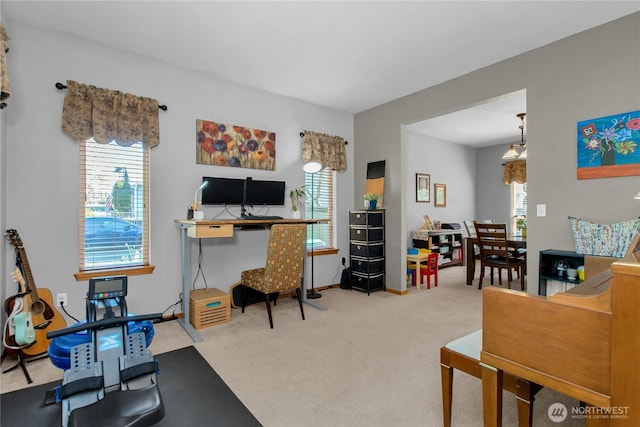 2825 Haig Dr SE, Olympia, WA 98501 - office area featuring carpet flooring