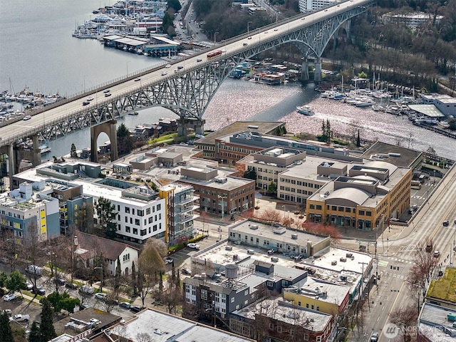 711 N 35th St, Seattle, WA 98103 - drone / aerial view featuring a water view