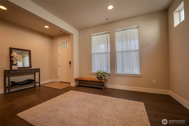 29027 NE 156th St, Duvall, WA 98019 - entryway with visible vents, baseboards, and recessed lighting