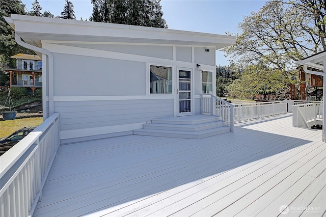 view of deck