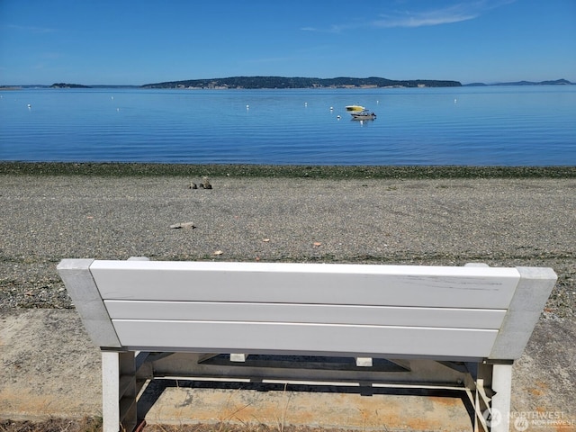 view of water feature