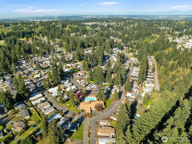 11325 126th St E Unit 229, Puyallup, WA 98374 - aerial view with a view of trees and a residential view