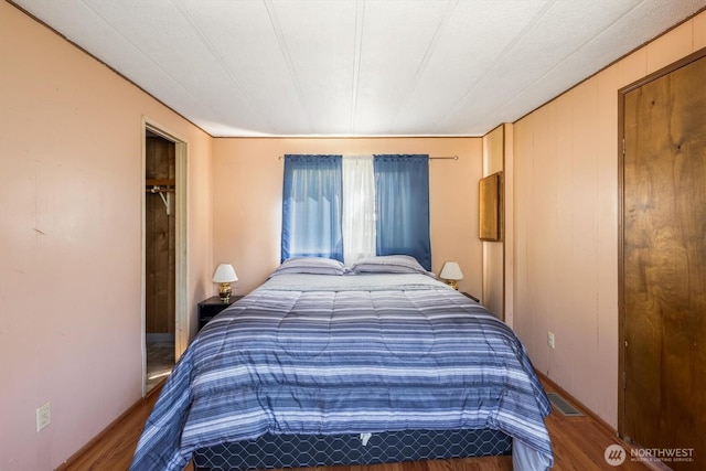 157 Camelot Dr, Castle Rock, WA 98611 - bedroom with visible vents and wood finished floors