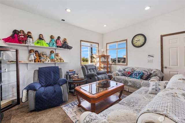 15721 67th Ave NE, Arlington, WA 98223 - living area featuring recessed lighting and carpet flooring