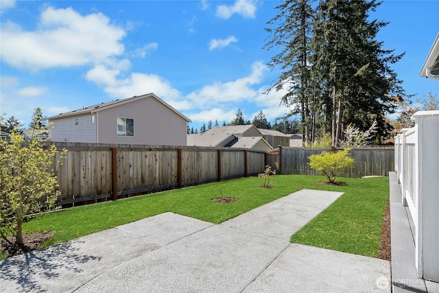 2322 157th Street Ct E, Tacoma, WA 98445 - view of yard featuring a patio area and a fenced backyard