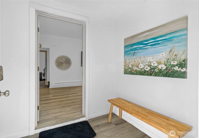 4204 Letitia Ave S, Seattle, WA 98118 - doorway to property featuring a baseboard heating unit