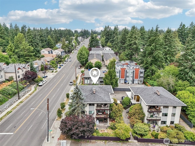 300 N 137th St Unit C, Seattle, WA 98133 - aerial perspective of suburban area with a forest