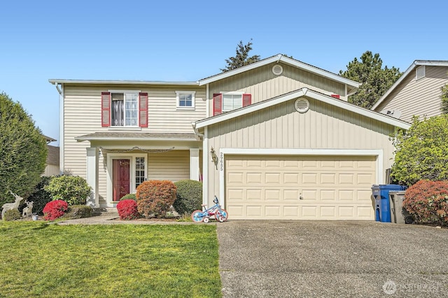 29685 129th Pl SE, Auburn, WA 98092 - traditional-style house featuring a garage, driveway, and a front yard