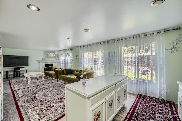 29685 129th Pl SE, Auburn, WA 98092 - living room with a tile fireplace and wood finished floors