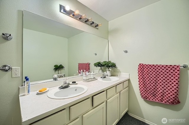 29685 129th Pl SE, Auburn, WA 98092 - bathroom with double vanity and a sink