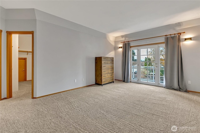 6725 Mirror Ct SE, Olympia, WA 98513 - unfurnished living room featuring baseboards and carpet