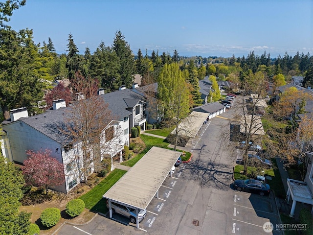 15415 35th Ave W Unit C304, Lynnwood, WA 98087 - drone / aerial view featuring a residential view