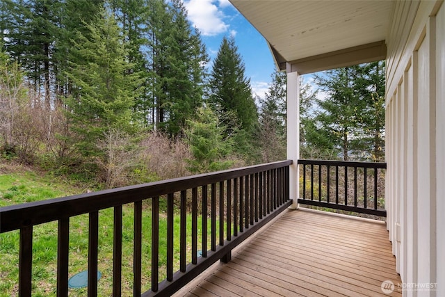 17908 NE 391st St, Amboy, WA 98601 - view of wooden deck