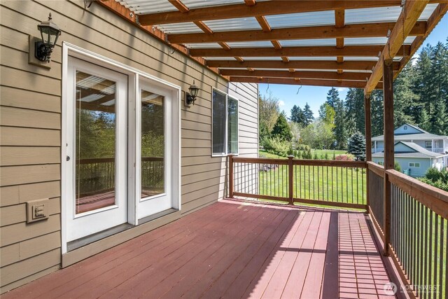 view of deck