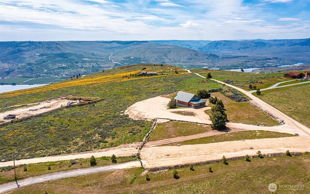27 Scenic Dr, Brewster, WA 98812 - drone / aerial view of a water and mountain view