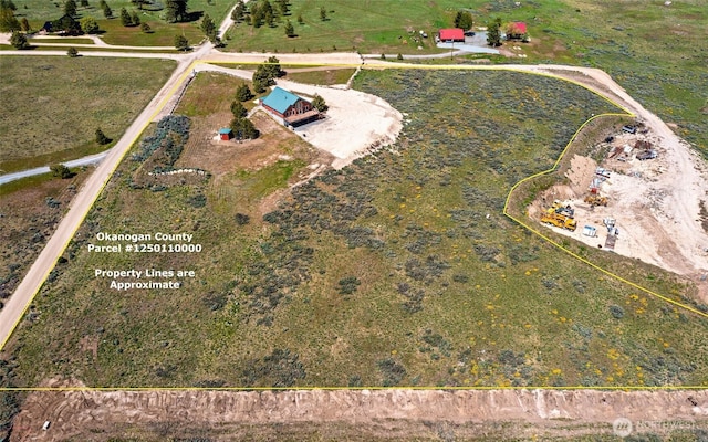 27 Scenic Dr, Brewster, WA 98812 - view of property location with rural landscape and property parcel outlined