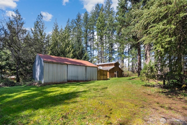 19708 NE 288th Cir, Battle Ground, WA 98604 - view of yard featuring an outbuilding and a pole building