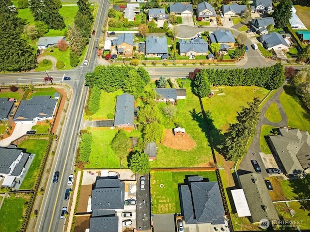 9811 NE 152nd Ave, Vancouver, WA 98682 - drone / aerial view with a residential view