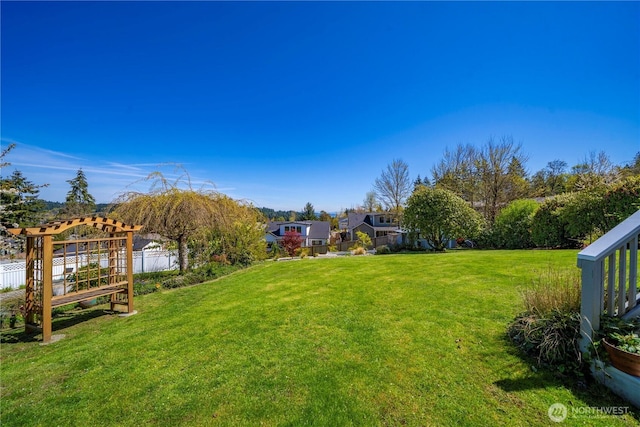 7501 Stinson Ave, Gig Harbor, WA 98335 - view of yard with fence