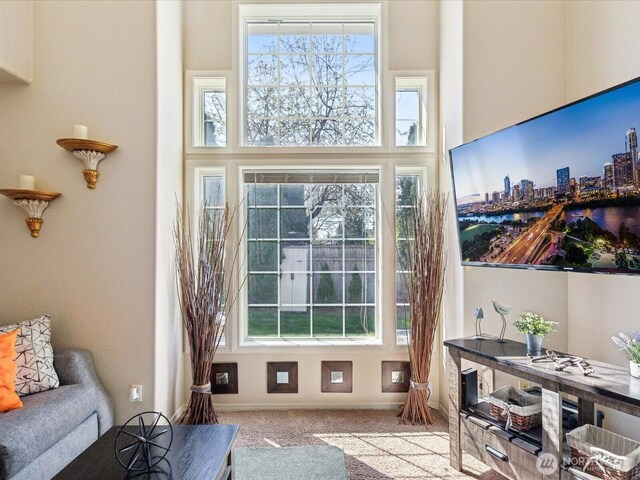 17581 110th Ln SE Unit 3, Renton, WA 98055 - doorway to outside with carpet flooring and healthy amount of natural light