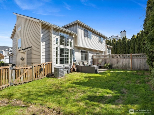 17581 110th Ln SE Unit 3, Renton, WA 98055 - back of house featuring central AC