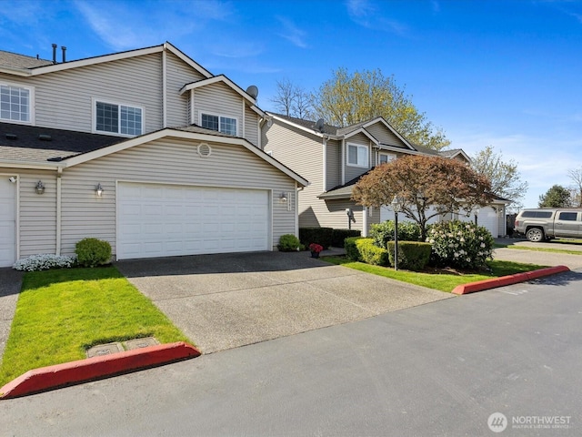 17581 110th Ln SE Unit 3, Renton, WA 98055 - view of front facade with concrete driveway and a garage